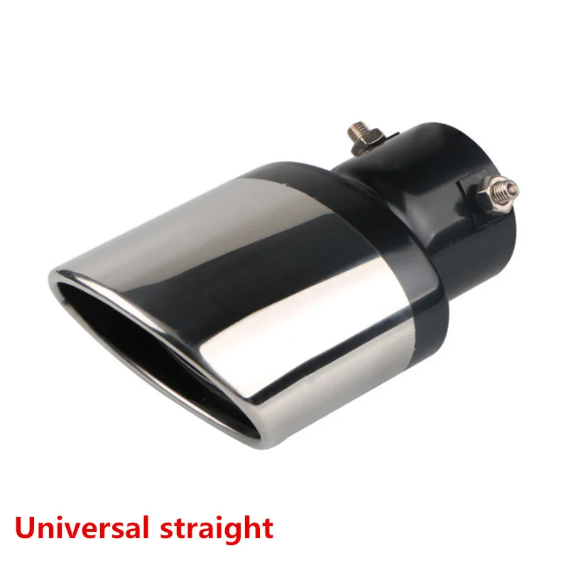 Universal Stainless Steel Car Exhaust Muffler Tip Pipes Covers For Lada Priora Sedan sport Kalina Granta Vesta X-Ray XRay