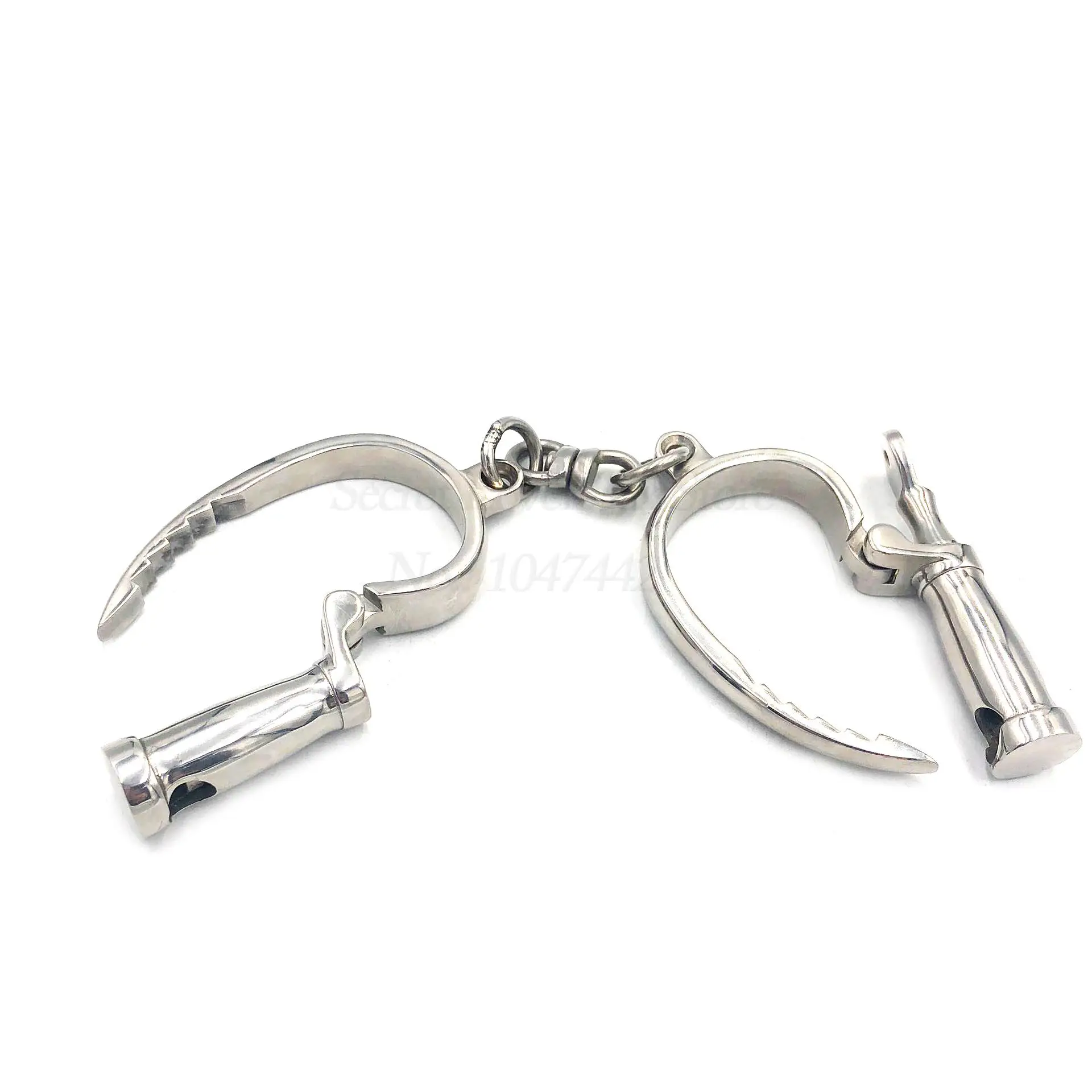 Pure Stainless Steel Hand cuffs, BDSM Bondage Lockable Handcuffs Steel Erotic Adult Games Sex Toys For Couples Handboeien.