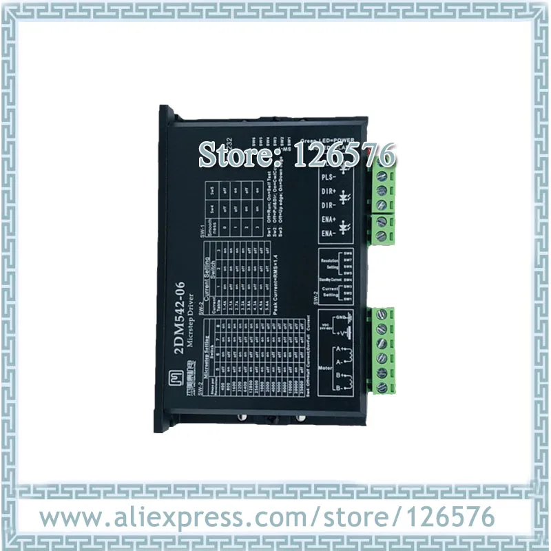 Fase Stepper Driver de Motor Híbrido Jmc 2dm54206 2460vdc 5.6a Stepper Motor Driver de Motor Apto para 57