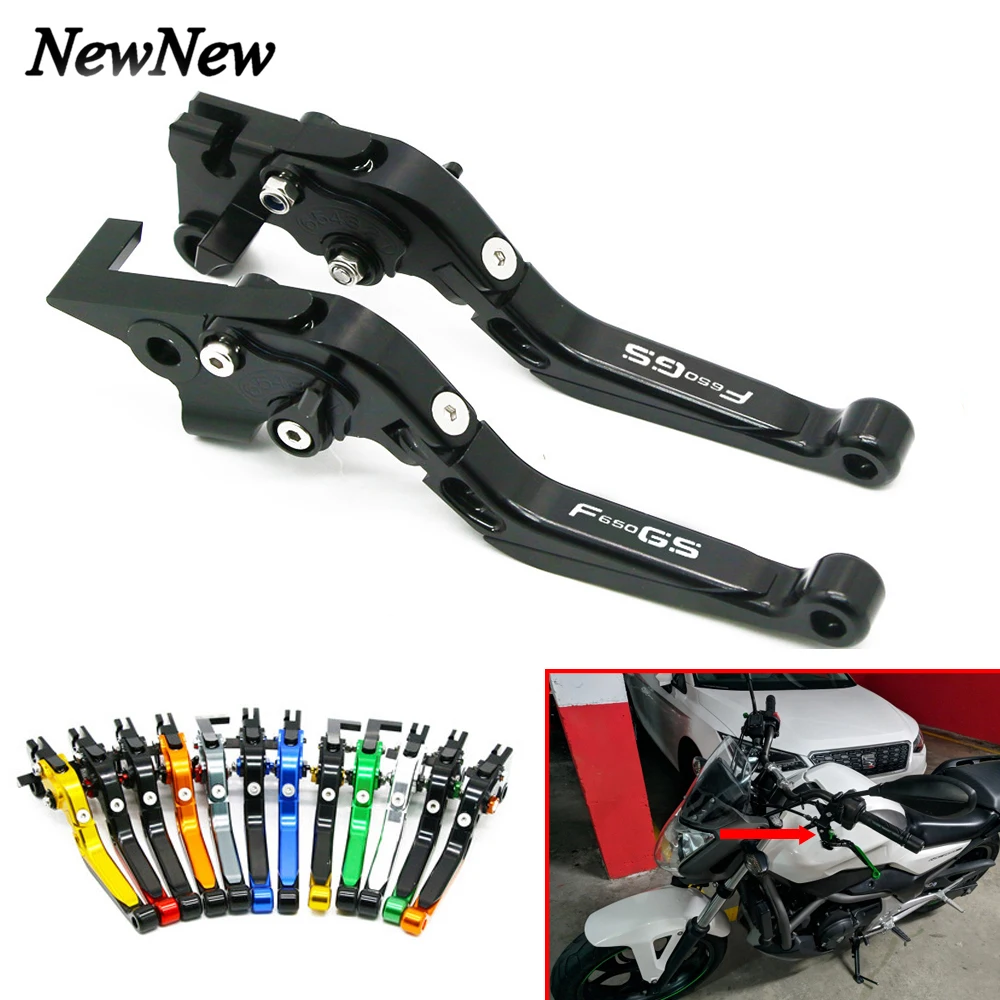 For BMW F650GS F 650 GS F650 GS 2008-2012 Motorcycle Accessories CNC Handlebar Adjustable Folding Extendable Brake Clutch Levers
