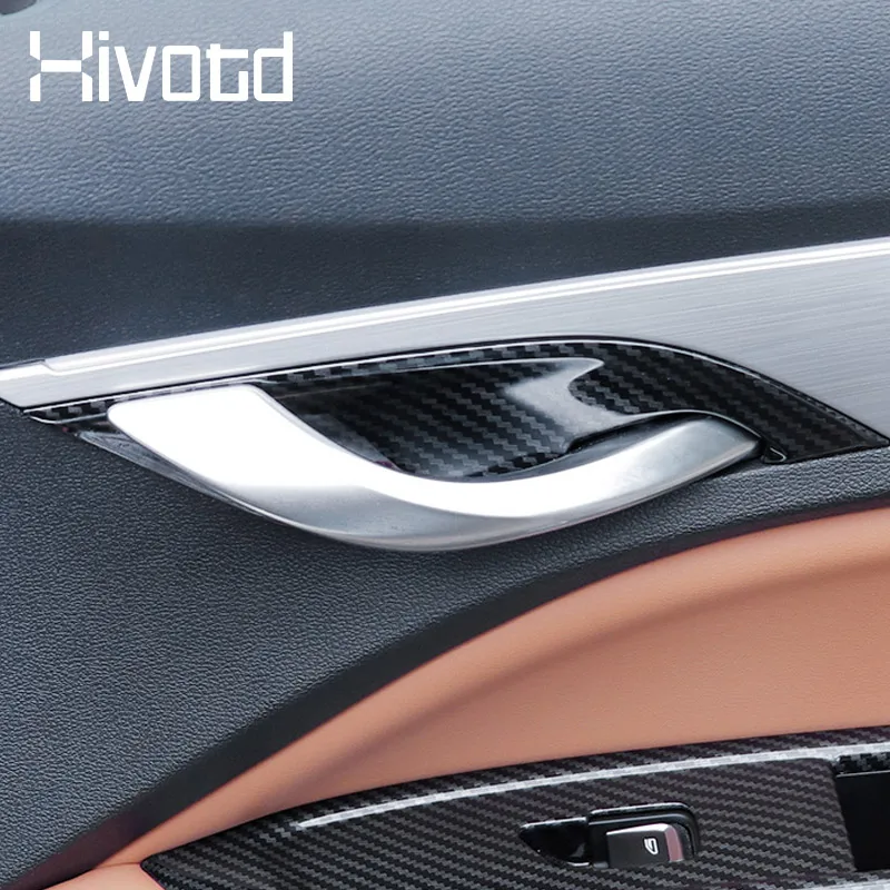 Car Door Bowl Cover Trims Door Handle Decoration Panel For Geely New Tugella FY11 Knewstar 001 2023 Interior Styling Accessories