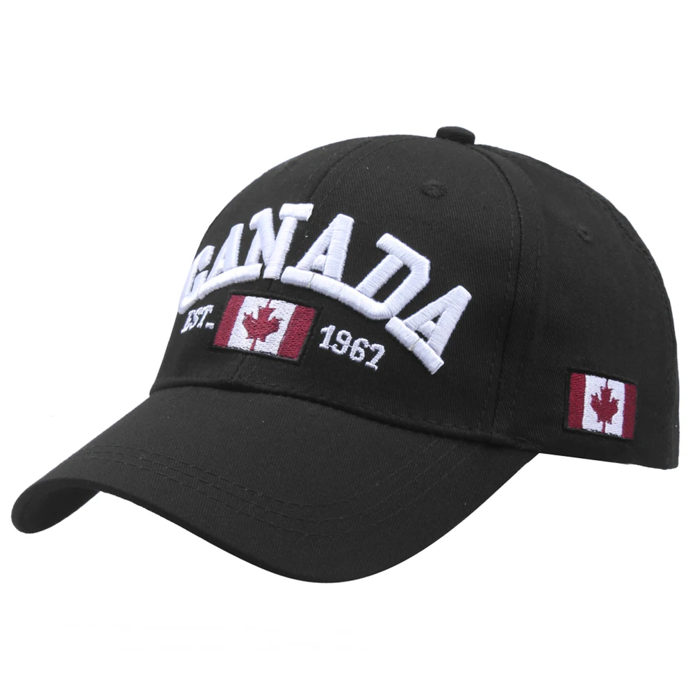 Fashion Brand Hat Men's Outdoor Sunscreen Hat Summer Canadian Maple Leaf Women's Casual Soft Top Trend Baseball Cap