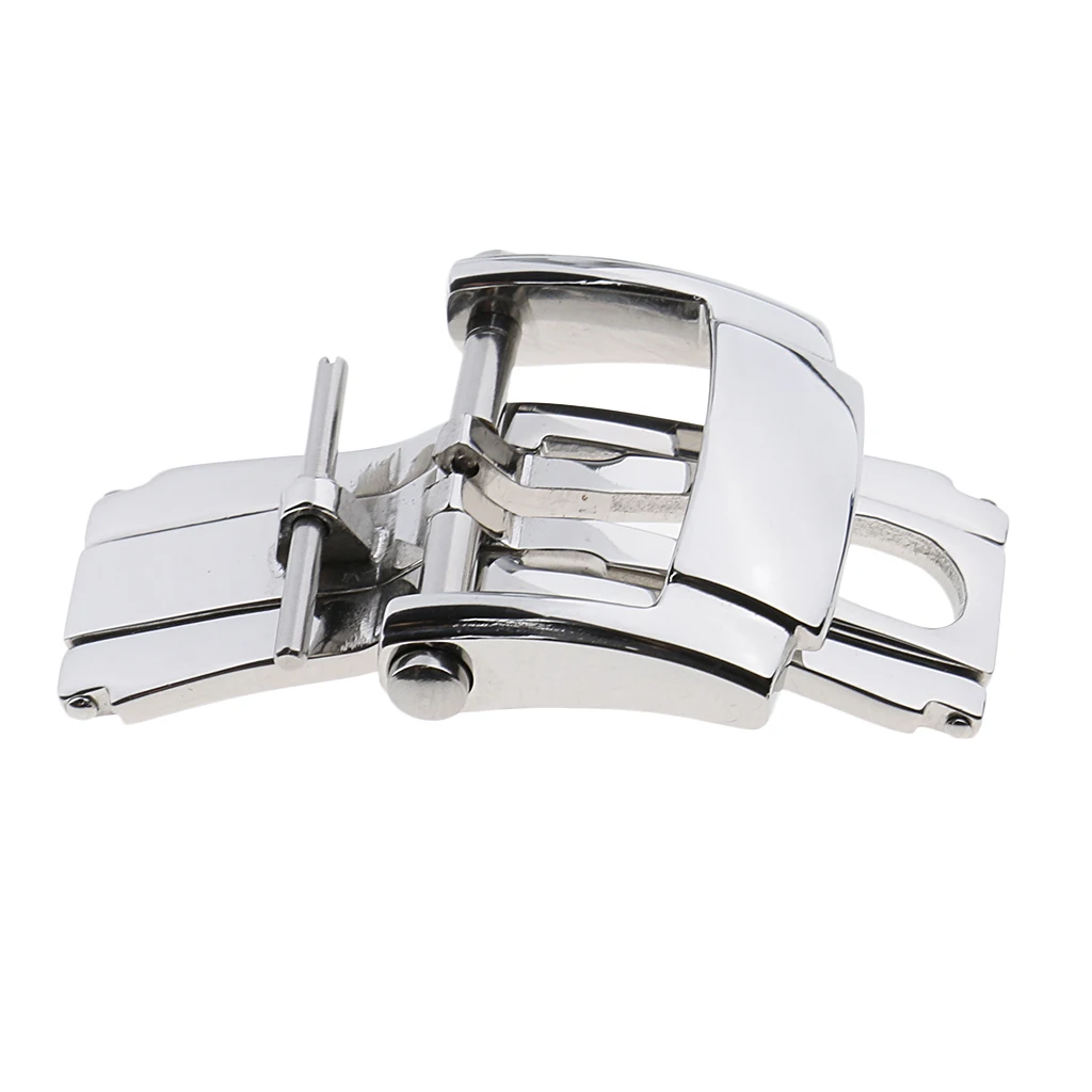 Stainless Steel Butterfly Deployment Buckle Clasp For Watch Acc Metal Watch Band Strap 16mm 18mm 20mm 22mm watchband Clasp