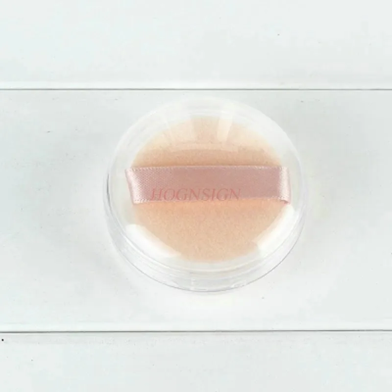 Boîte de poudre libre de haute qualité, boîte de poudre de miel, bouffée de poudre floquée naturelle, voyage, outils de beauté portables, boîte de distribution, vente