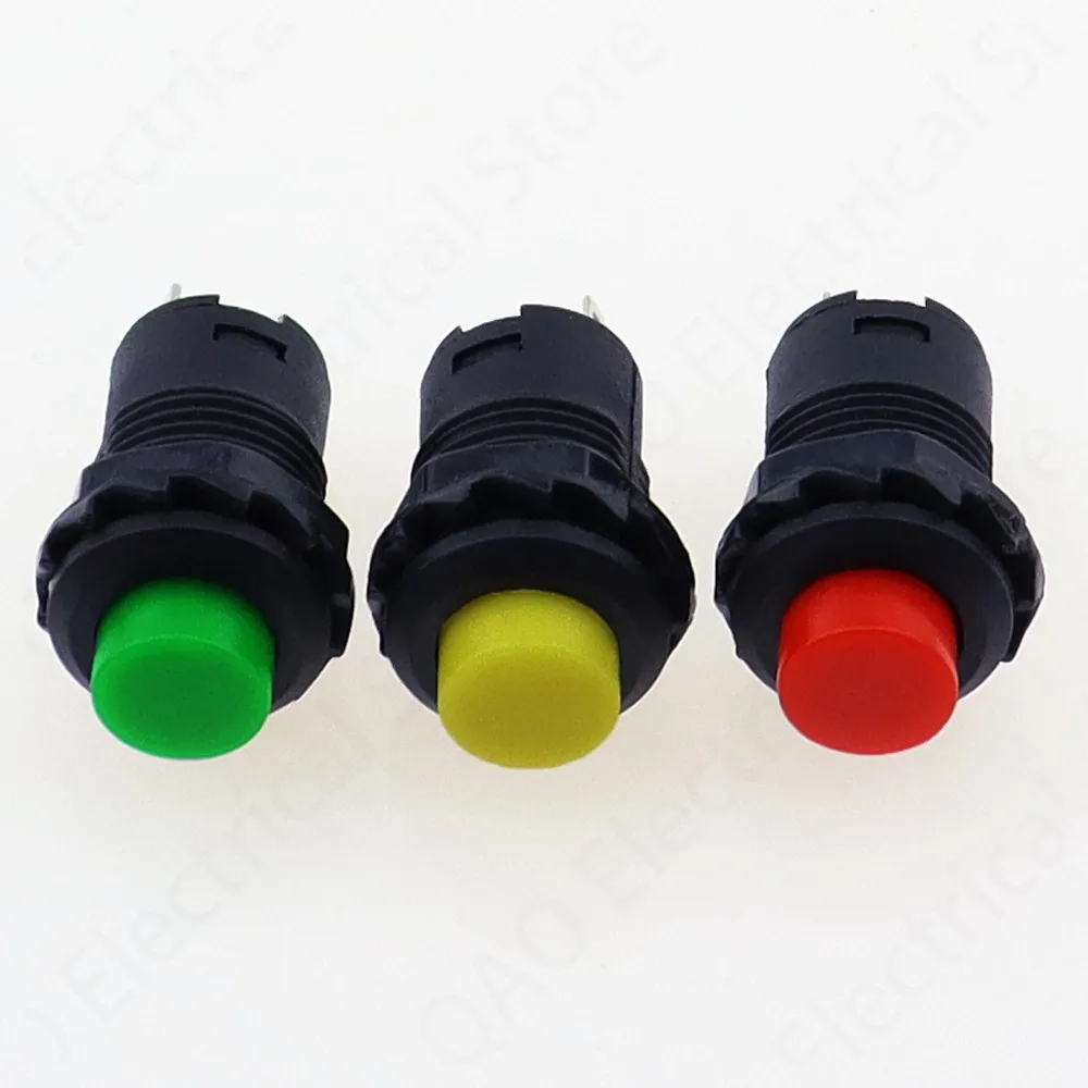 10pcs DS-228 On / off latching or Momentary push button Switches  locking car dashboard dash boat 12V DS-428