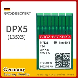 50PCS DPX5 Groz-Beckert Sewing Machine Needles For Industrial 135X5 761505 134R JUKI BROTHER SINGER SEIKO Fit DB2-B755 B814