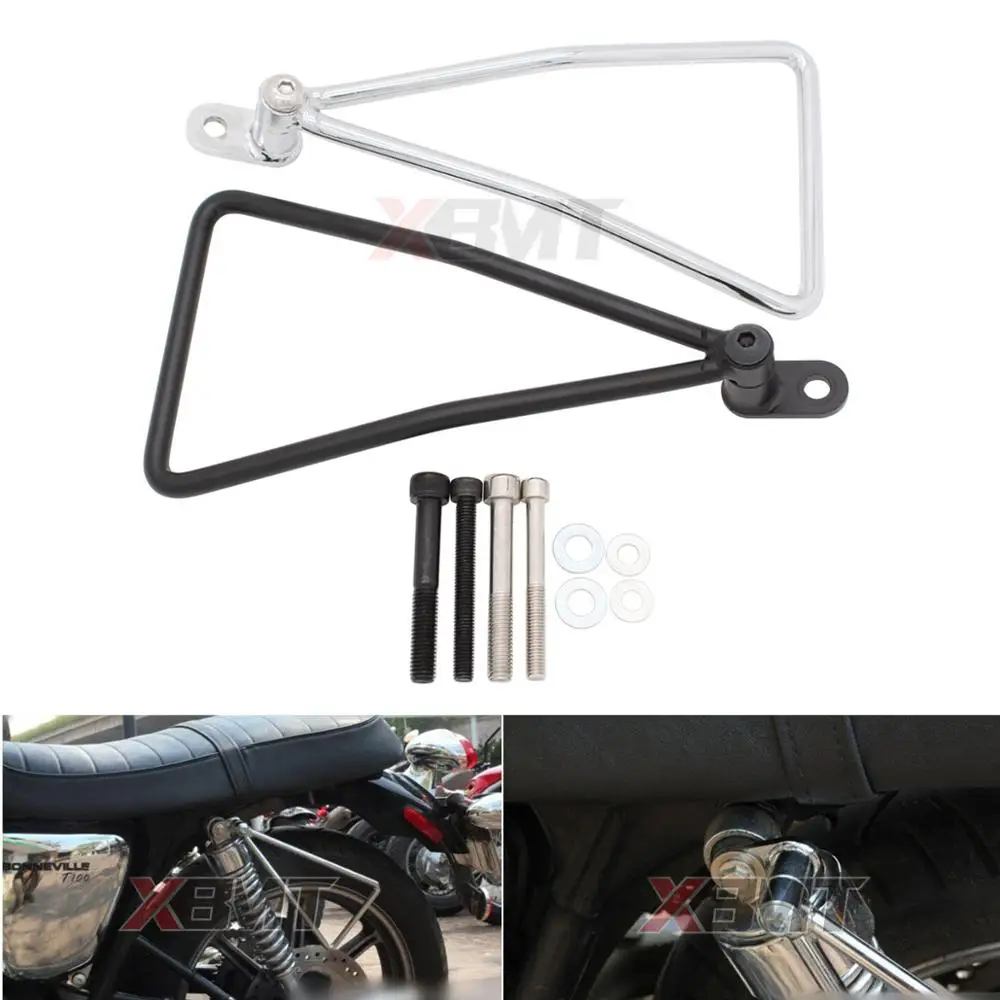 Motorcycle Saddlebag Support Bracket For Triumph Bonneville T100 T120 Thruxton 1200 Scrambler 900 T900 Street Twin Street Cup