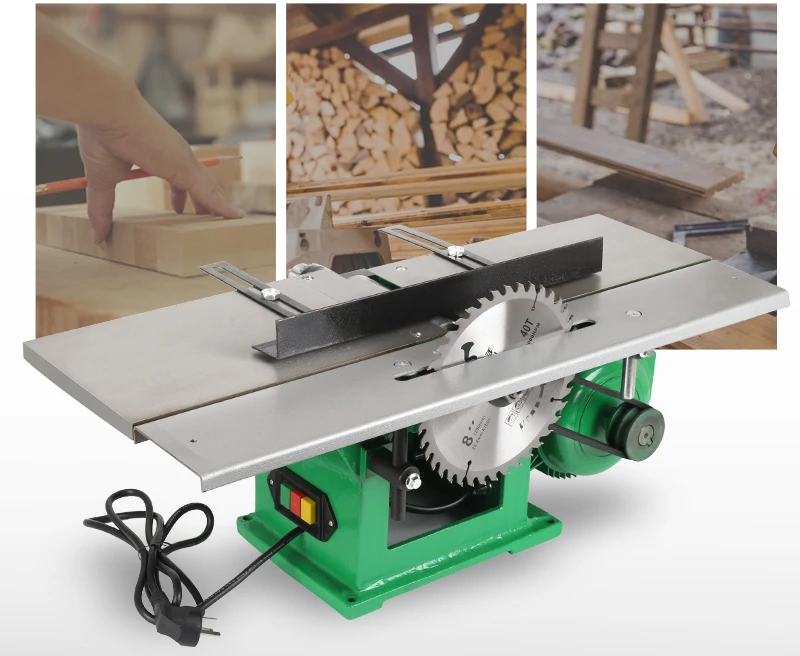 Jointer de aplainamento do benchtop de 6 / 8 Polegada com suporte resistente para a plaina da espessura do corte de madeira