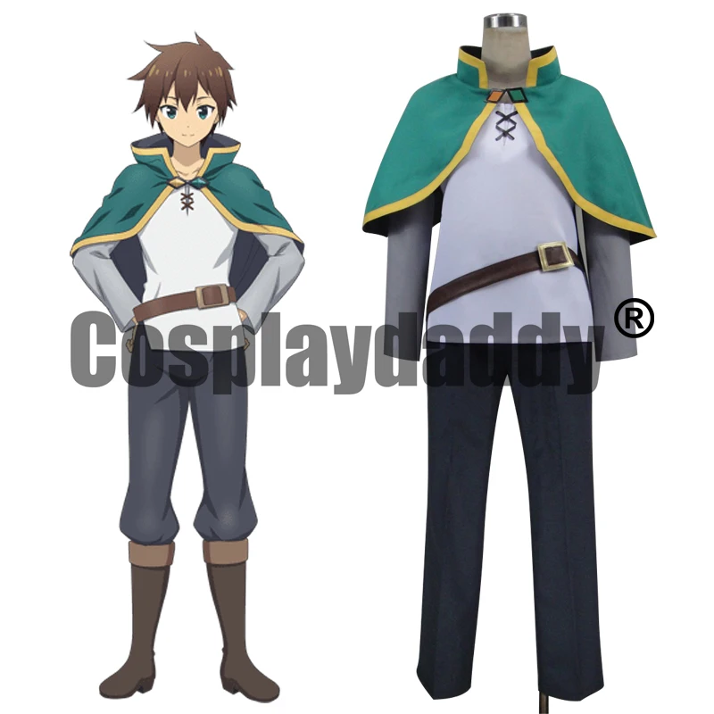 

IN STOCK KonoSuba: God's Blessing on This Wonderful World! Billionaire Adventurer Satou Kazuma Outfit Cosplay Costume