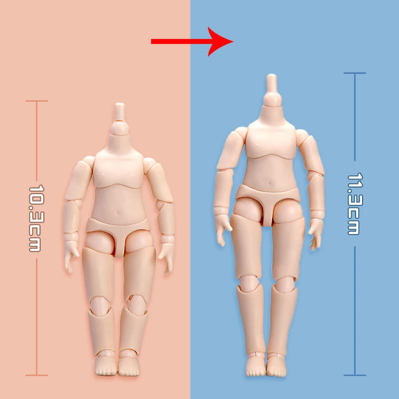 YMY Doll Increase Height Accessories Replacement Hands Foot Gestures DIY Toys Suit For YMY Body, Dod Body, Gsc Body, Dolls Body