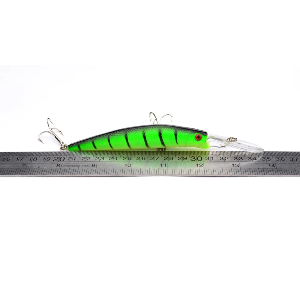 Minnow Fishing Lures Wobbler  Hard Bait 145mm 15.5g With 6# Hooks Sea Fishing Crankbait Stripe Jerkbait Bwobblers For Pike Perch