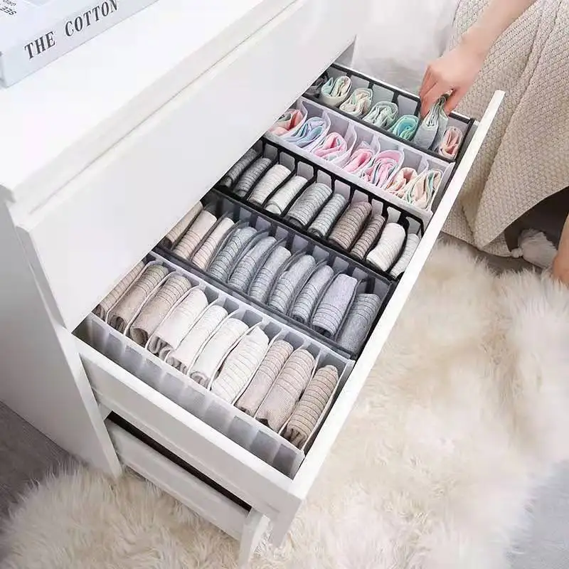 Underwear Bra Organizer Storage Box Drawer Closet Organizers Divider Boxes For Underwear Scarves Socks Bra