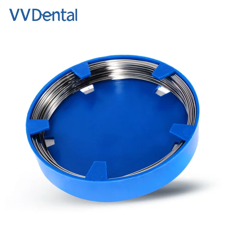 VVDental Dental Orthodontic Teeth Braces Wire 0.5/0.6/0.7/0.8/0.9/1.0/1.2 mm Stainless Steel Arch Wire Surgical Metal Line