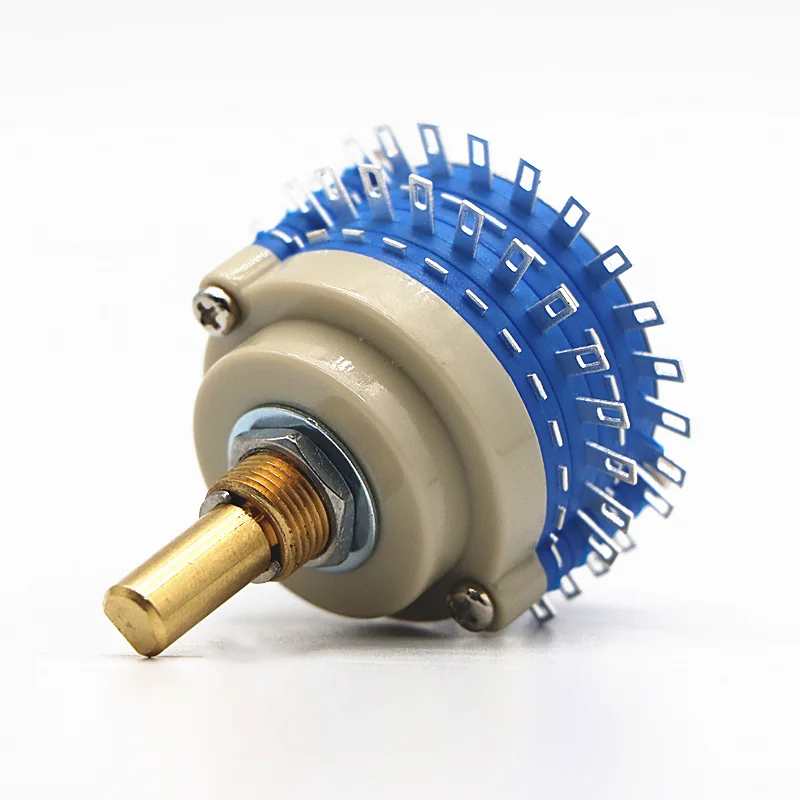 Versiegelt Rotary WaveBand Schalter 2x24 2-Schicht 24 Getriebe KXM-2-15 Einreihige Gemeinsame Pin 1PC – Detail 6