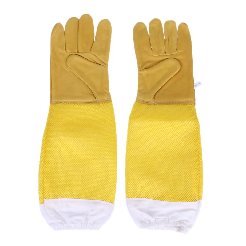 

1Pair Beekeeping Gloves Protective Sleeves Breathable Anti Bee/Sting Sheepskin Long Gloves For Beekeeper Beekeeping Tools