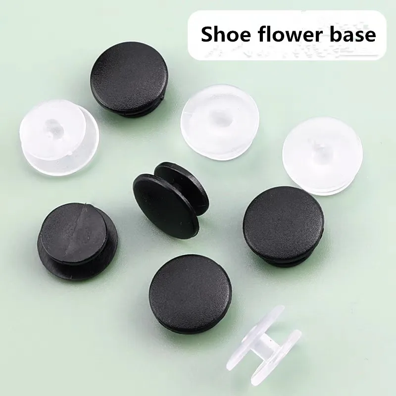 50Pcs Round Buckle Plastic Button Set For Hole Shoes, Garden Shoe Charms, Universal Fit Diy Fastener Accessories