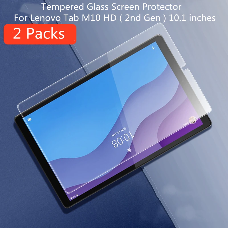 

2pcs 0.3mm 9H Tempered Glass Screen Protector For Lenovo Tab M10 HD 2nd Gen 2 10.1 TB-X306 Tablet Anti Scratch Protective Film