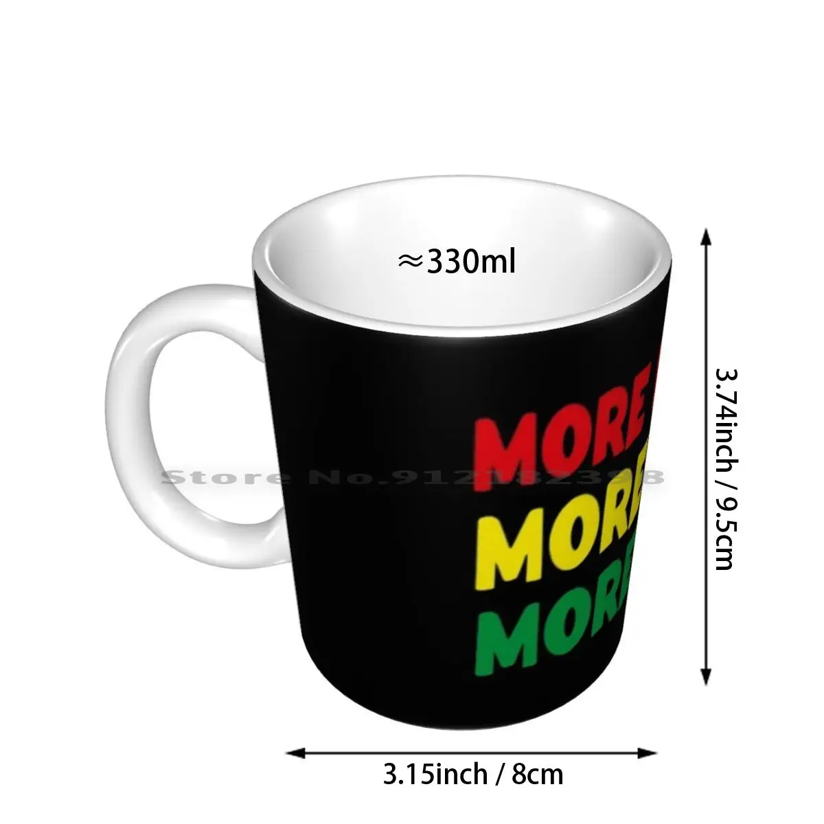 More Blacks More Dogs More Irish Ceramic Mugs Coffee Cups Milk Tea Mug More Blacks More Dogs More Irish Black Lives Matter