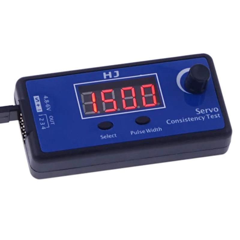 1-4 Servos Tester HJ Digital Servo Tester ESC Consistency Tester For RC Helicopter Airplane Car