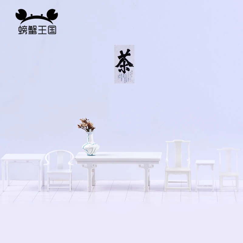 1pc 1:25 Dollhouse Miniature Furniture Model Home Layout Decorative Accessories DIY Sand Table Scene Making Material Diorama