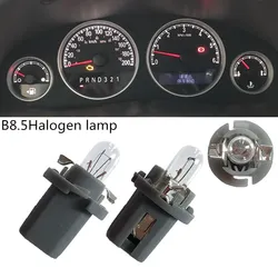 10pcs T5 B8.5D B8.5 12 V 1,4 W bombillas halógenas de coche medidor de coche Luz de Interior tablero de instrumentos de i