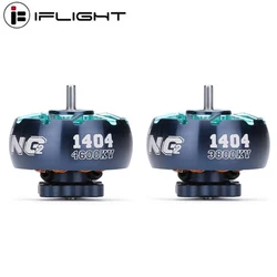 IFlight XING2 1404 3800KV 4600KV 3-4S Ultralight Brushless Motor 9N12P 1.5mm Shaft for 4inch Propeller RC FPV Toothpick Drones