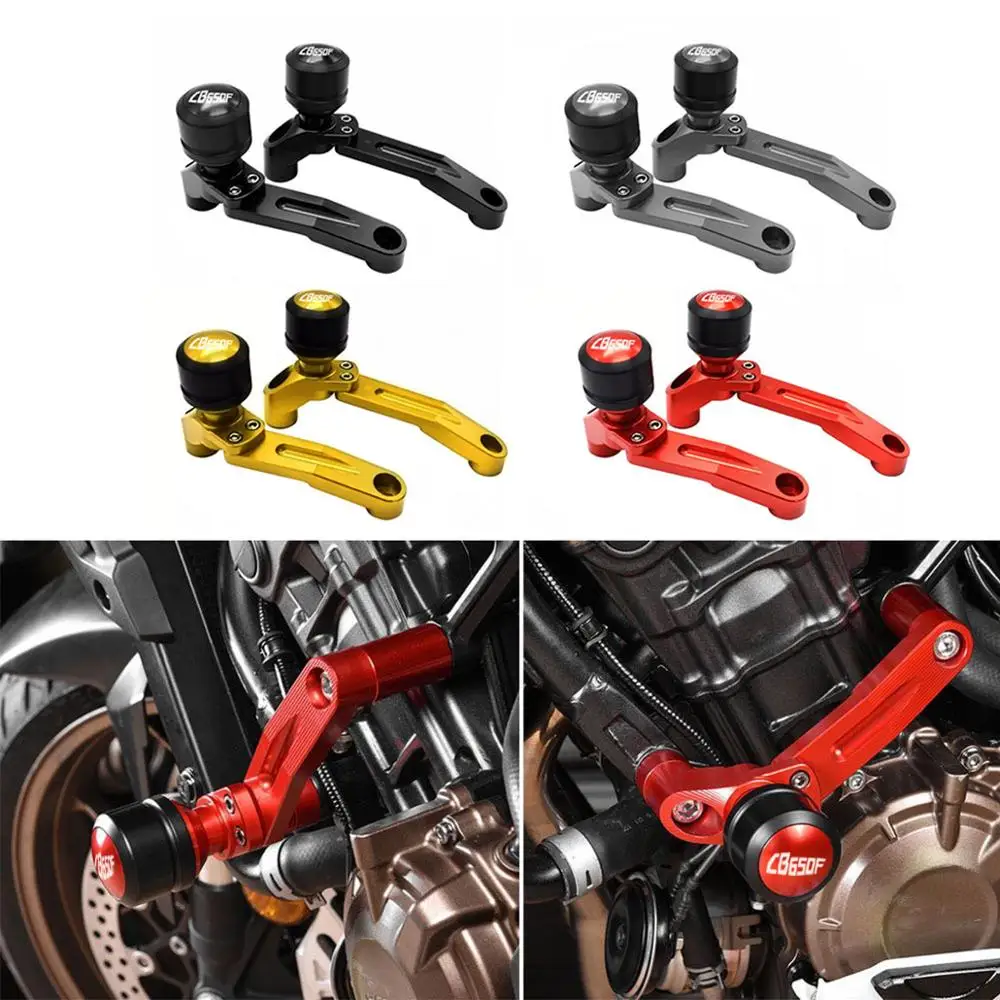 SEMSPEED Motorcycle CNC CB650F logo Falling Protection EngineCrash Protector Frame Slider For Honda CB 650 F 2014-2018 2019 2020