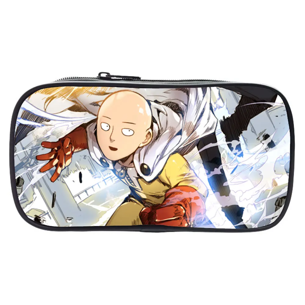 

Карандаш в стиле аниме One Punch Man, дизайнерская сумка для монет, кошелек, косметичка, пенал для мальчиков и девочек, канцелярские принадлежности