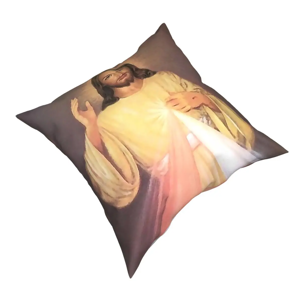 Divine Mercy Pillowcase Decoration Jesus Christ Holy Cushions Throw Pillow for Sofa Polyester Double-sided Printing Print