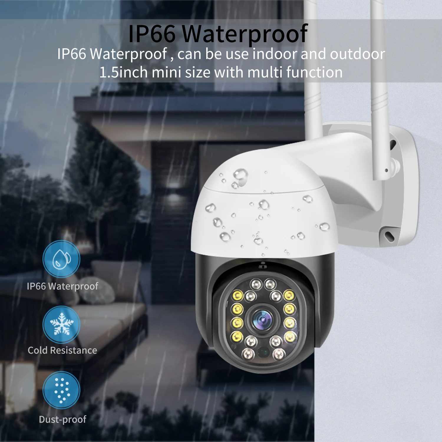 

2MP 1080P 360 Degree Wireless PTZ Full Color Night VisionIP Dome Camera AI Humanoid Auto Tracking Home Security CCTV Monitor