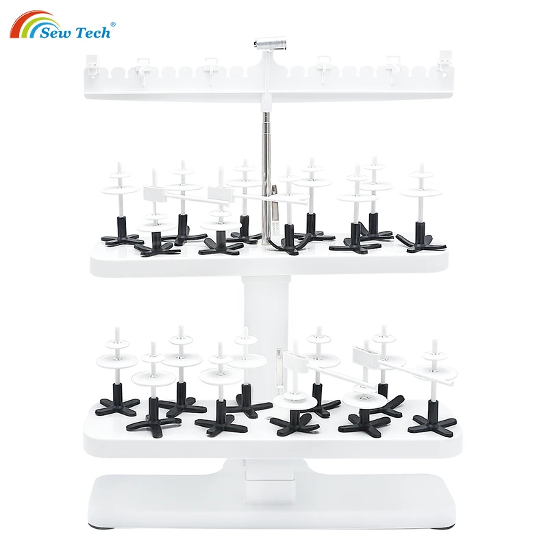 Sew Tech Sewing Thread Holder Stand 20 Spool Wall Thread Stand for Embroidery Machine Sewing Thread Stand