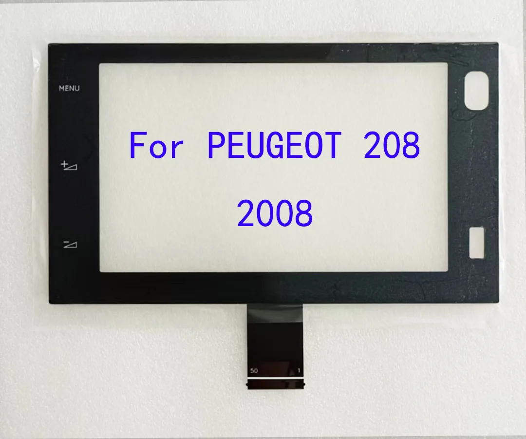 7 Inch Touch Screen Digitizer Panle Glass For PEUGEOT 208 2008 Citroën C4 Lounge VLGE70132W0402W79R06119 50Pin  Replacement Part