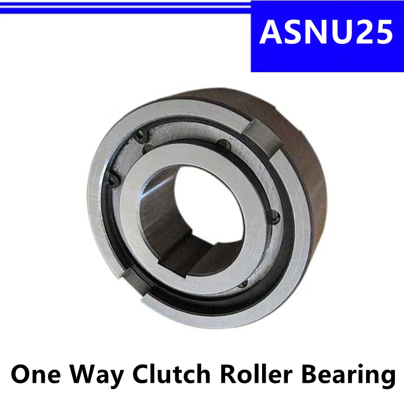 

5Pcs ASNU25 NFS25 25x62x24mm One Way Clutch Roller Type Bearing 25*62*24mm Sprag Freewheel Backstop
