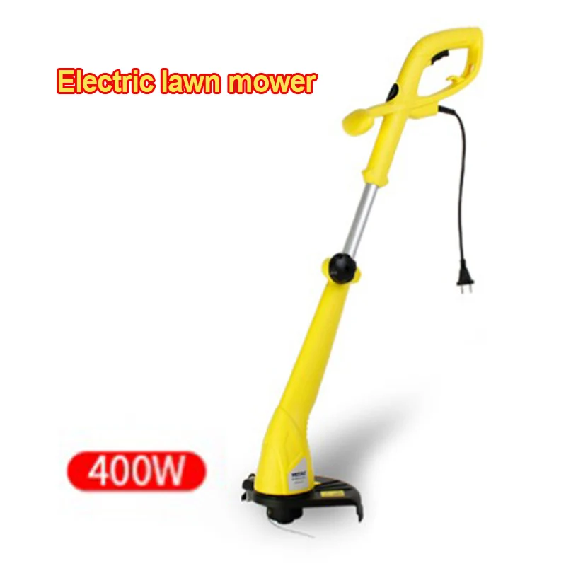 

1PC MDTM-400 Height Head Angle Adjust Electric Mower Machine Household Multi-function Lawn Mower Large Area Lawn Weeder 220V