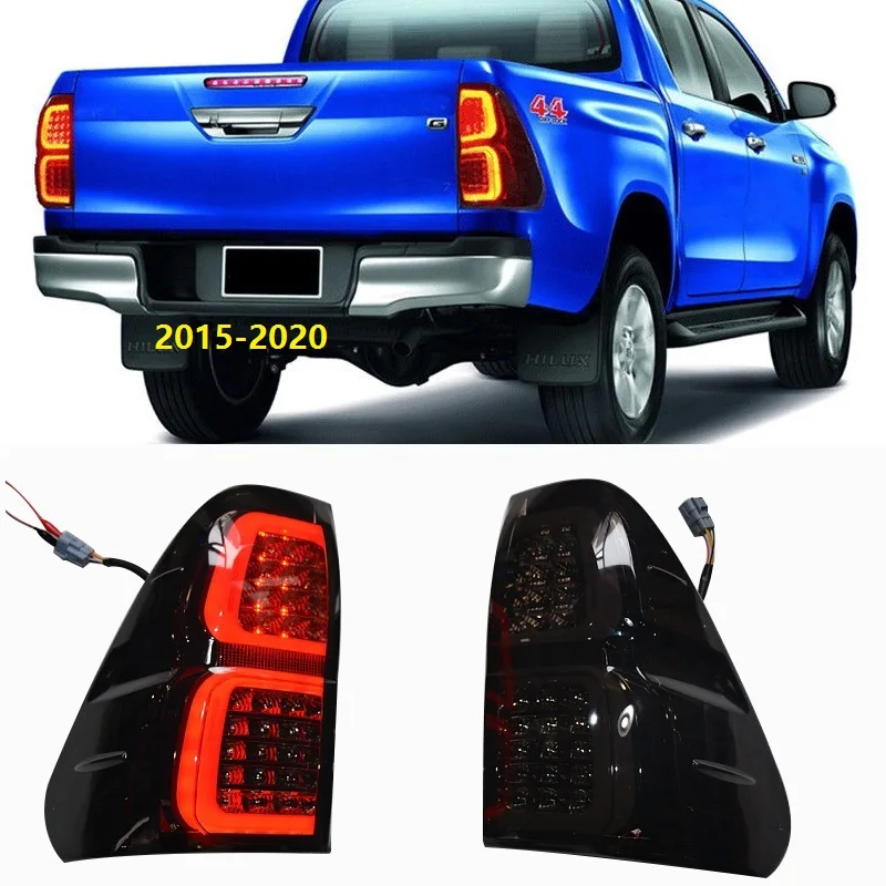 Auto Light Rear Tail Lamps Car Accessories Led Lights Fit For Hilux Vigo Revo Rocco Pickup Car Rear Lights 2010-2019