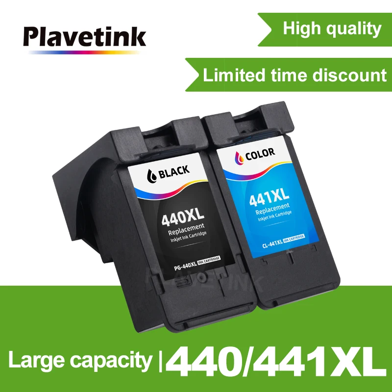 

Plavetink Remanufactured Ink Cartridge Replacement for Canon PG 440 CL 441 PG440 CL441 440XL 441XL 4280 MX438 518 Printer Ink