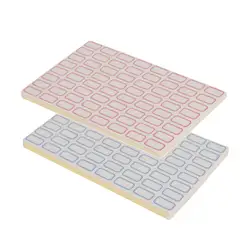 640Pcs/10 Sheets Student Lab Label/Sticker Write Name Sticker Blank Sticker Label Child Stationery Self-adhesive Sticker