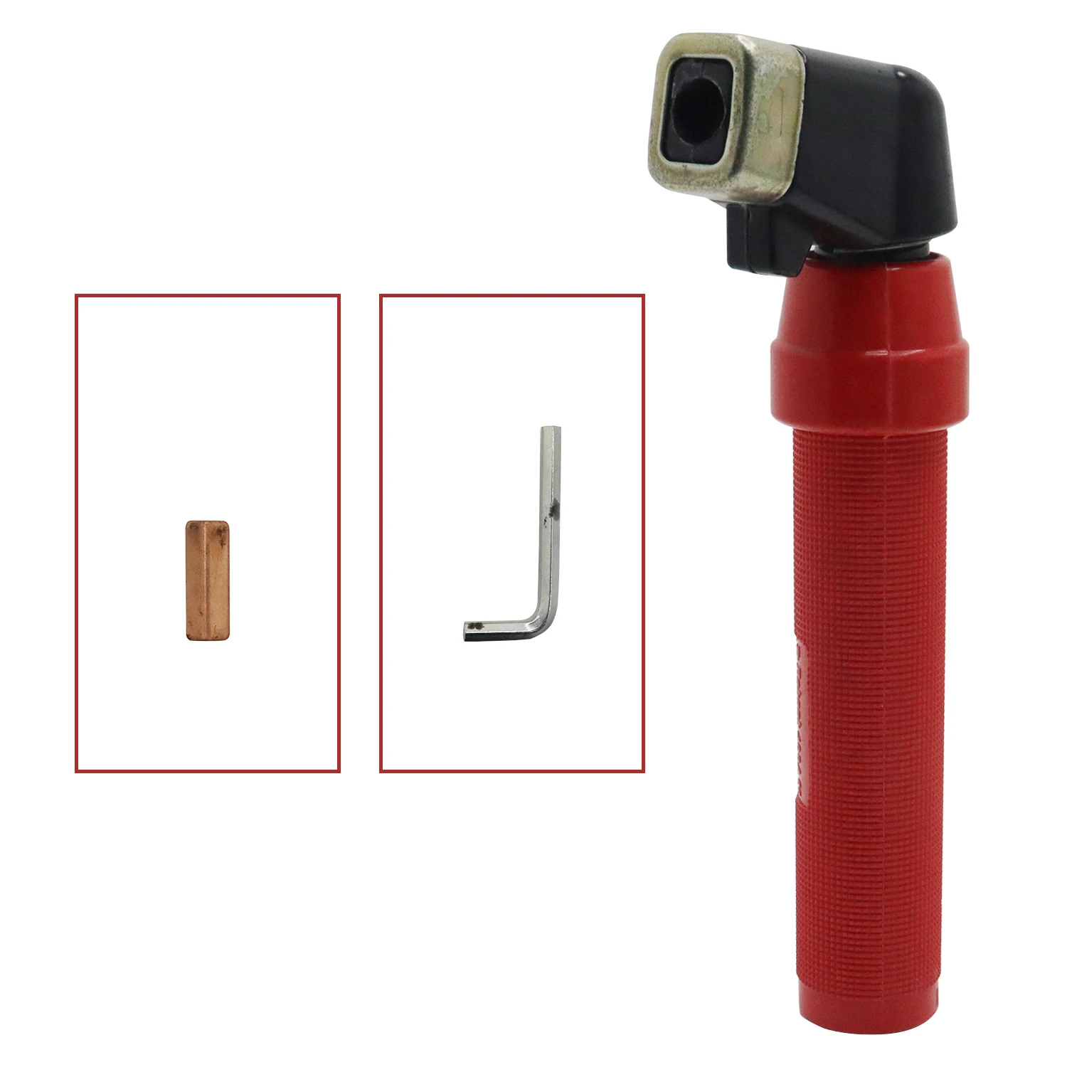 Twist Type Welding Electrode Holder Heavy Duty Electrode Clamp Accessories for  ARC MMA Welder (400 Amp)