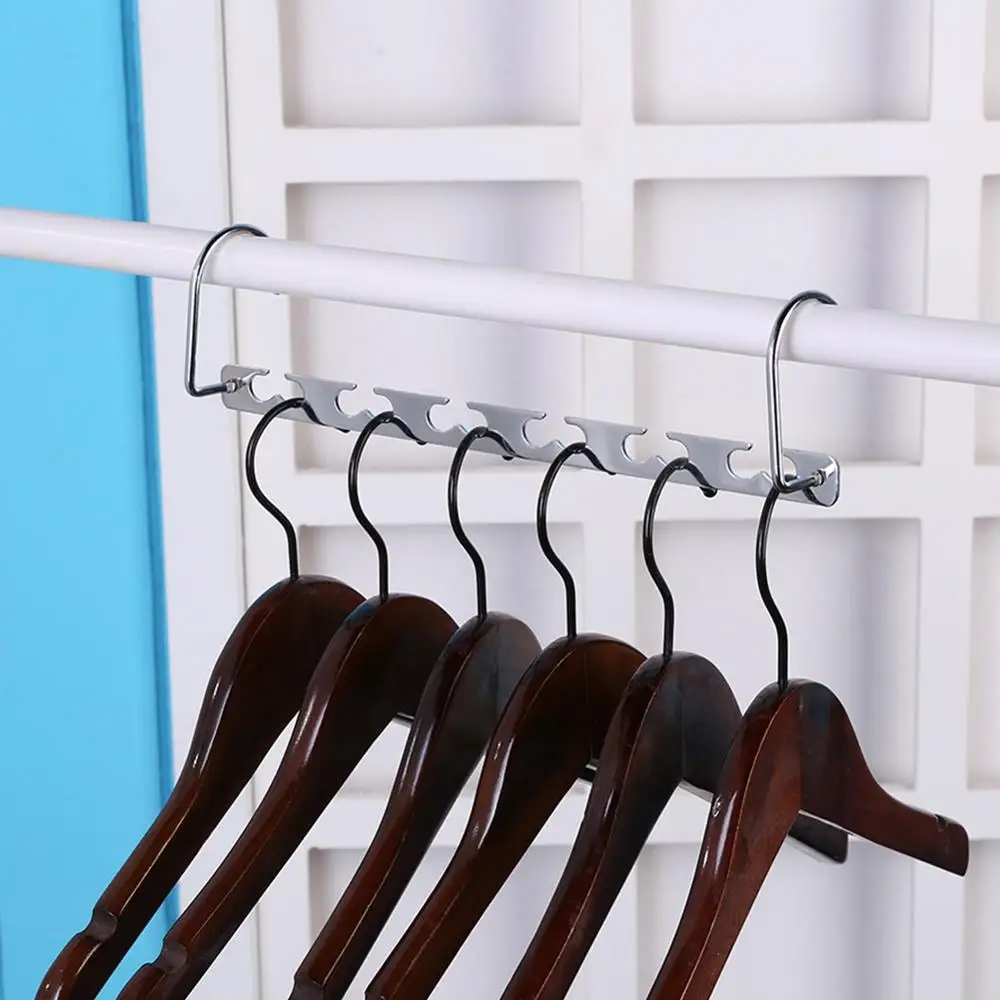 1PC Magic Hangers for Clothes Hanging Chain Metal Cloth Closet Hanger Multifunction Metal Clothes Rack Drying Hanger