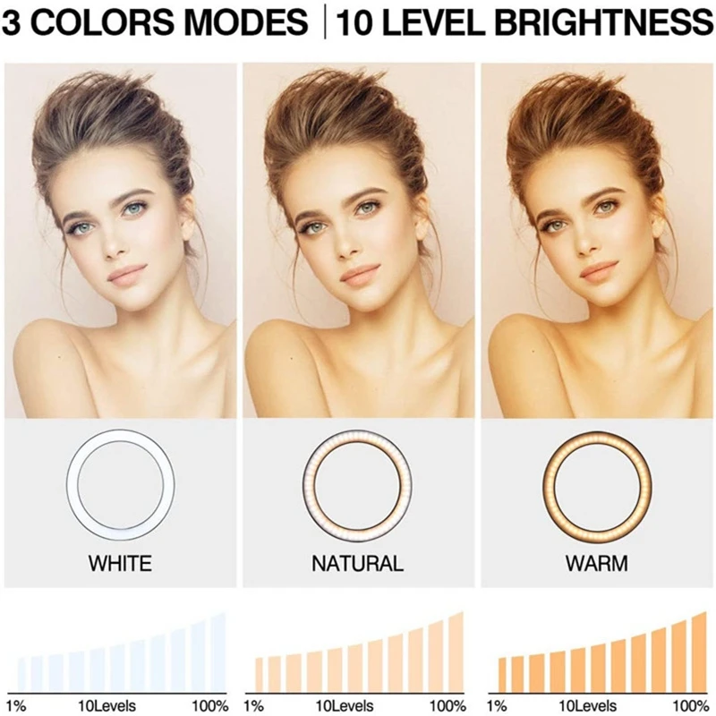 Desktop Overhead Tripod  for Video Shooting with Led Ring Light Lamp Tabletop Stand Tripods with Mobile Phone Holder For Nail Ar