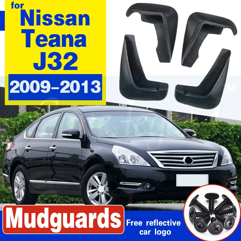 

for Nissan Teana J32 2009-2013 Automobile Mud Flaps Guard Mudguard Fenders Splash Flaps Car Styling Automobile Accessories 4 Pcs