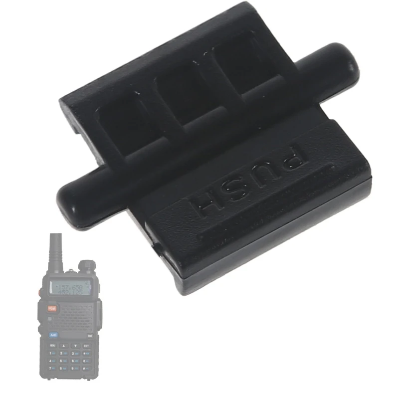 2024 New Two-Way Radios Battery Holder Walkie Talkie Push Button Battery Lock for baofeng