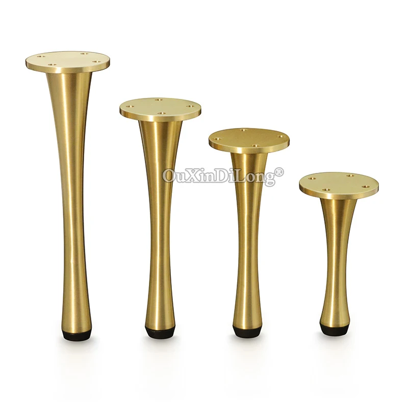 Stunning 2PCS European Brass Adjustable Furniture Feets Chair Sofa Table Leg Feet Protectors Furniture Support Leg Feets