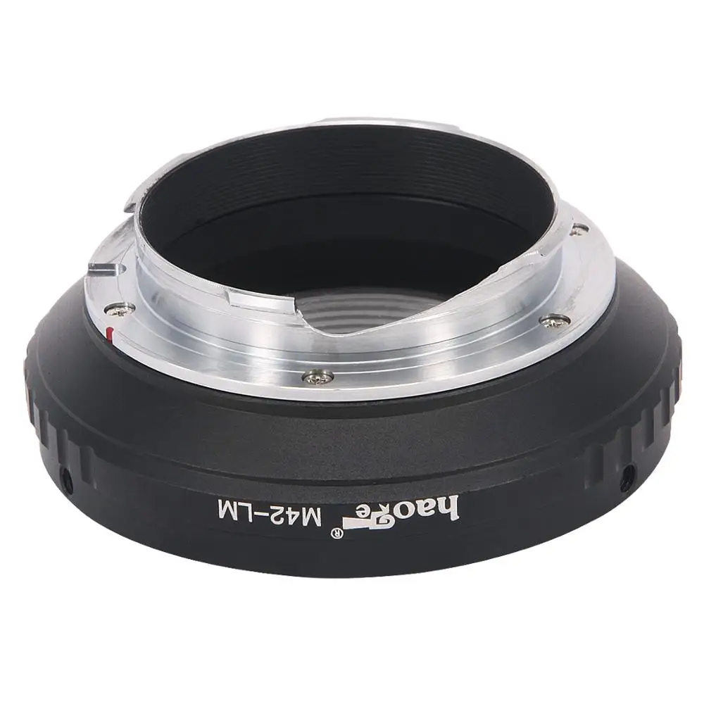 Haoge Lens Mount Adapter for M42 Screw mount Lens to Leica M-mount Camera