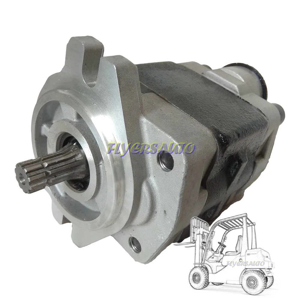 

FLYERSAUTO Forklift Parts Hydraulic Pump H25S7-10011 117M7-10401 For Isuzu C240 C240PKJ Engine TCM Forklift FD20-30Z5 T6 T3