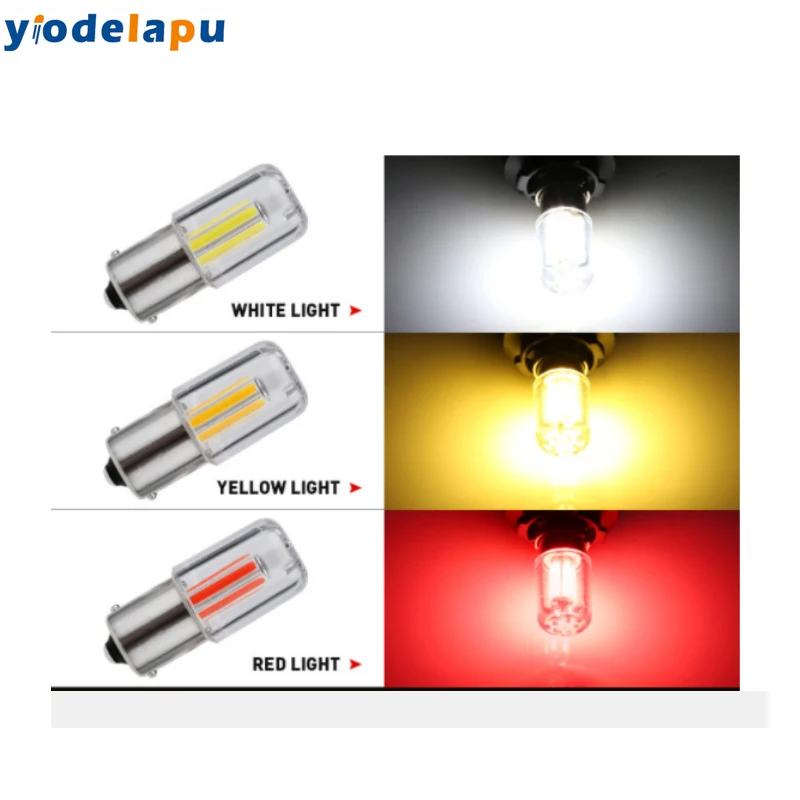 

2pcs 1156 BA15S P21W Turn Signal Light 1157 BAY15D P21/5W Car Led Brake Lamp 12V 5W Bright Automobile White Red Yellow Bulb