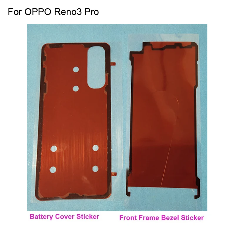 For OPPO Reno3 Pro Back Battery cover Sticker LCD Screen Front Frame Bezel 3M Glue For OPPO Reno 3 Pro Double Side Adhesive Tape