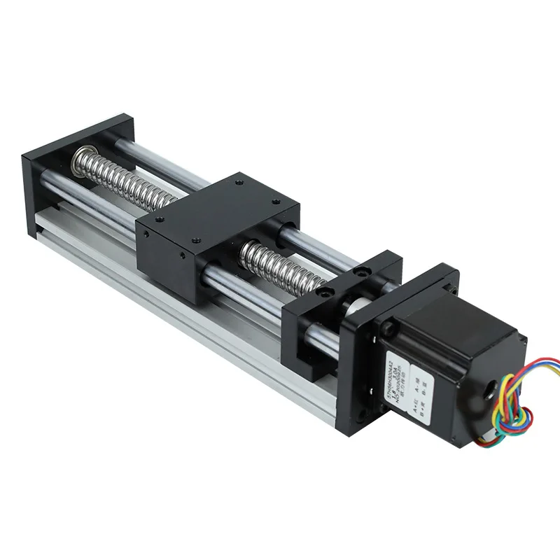 

CNC Linear Guide GGP Ball Screw Sliding Table 50-400mm Effective Stroke Guide Rail XYZ Axis NEMA 23 Stepper Motor 3D Printer XYZ
