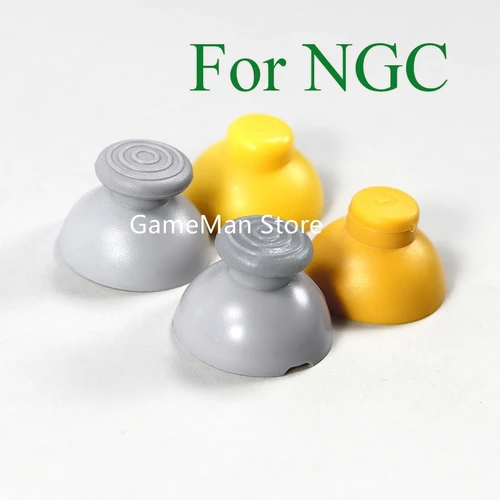 새로운 개/몫 엄지 손가락 스틱 조이스틱 엄지 스틱 캡 게임 큐브 NGC GC 컨트롤러 왼쪽 및 오른쪽 Thumbstick