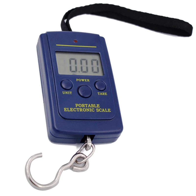 10g-40Kg Digital Hook Hanging Scale bilancia per gru bagaglio portatile cucina da pesca bilancia per pesi ad anello per uso domestico